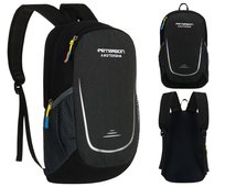 Plecak turystyczny mały czarny trekkingowy plecak na rower 20L PETERSON lekki sportowy reguloway system nośny kieszeń na bidon