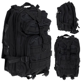 Plecak Turystyczny Taktyczny Wojskowy 25L Czarny - ikonka
