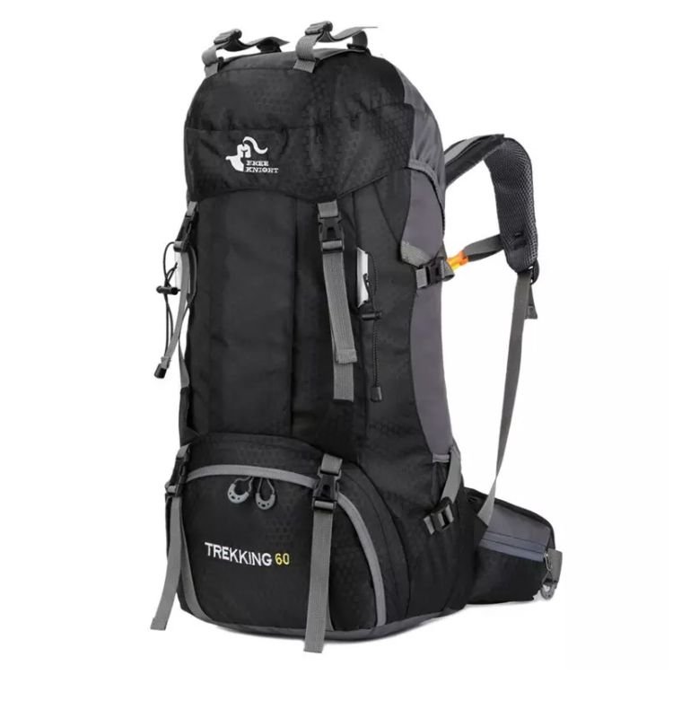 Фото - Рюкзак Plecak turystyczny trekkingowy 60L na wycieczki w góry czarny