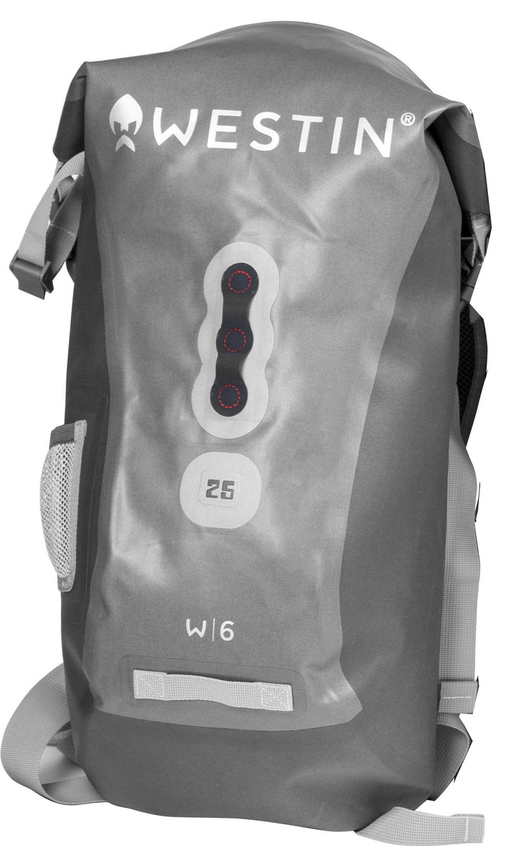 W6 Roll-Top Sac à Dos Argent/Gris 25L