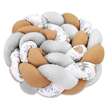 Pleciona poduszka dla dzieci 150 cm - Puszysta poduszka do przytulania lub poduszka dekoracyjna do pokoju dziecięcego Jeleń - Totsy Baby