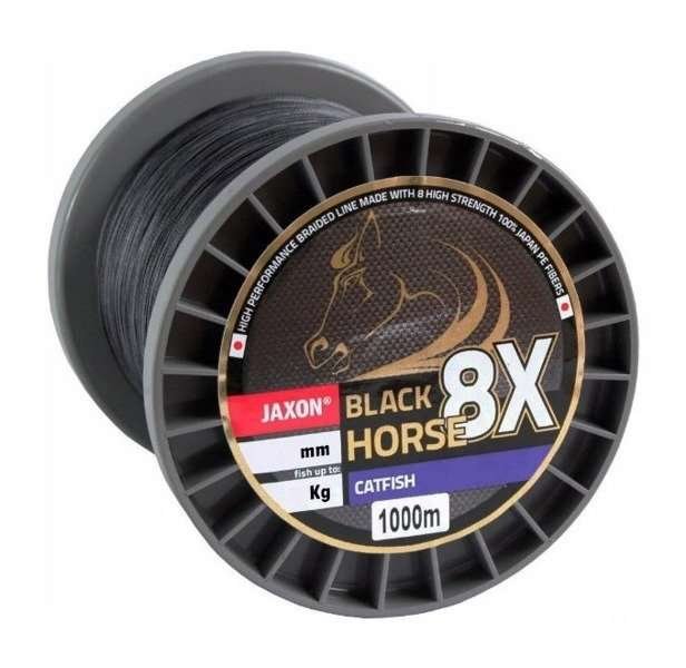 Фото - Волосінь і шнури Jaxon Plecionka  Black Horse 8X CatFish 