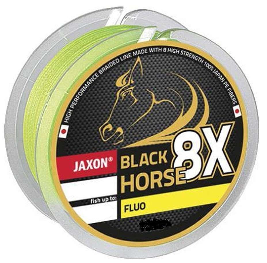 Фото - Волосінь і шнури Jaxon Plecionka  Black Horse 8X Fluo 