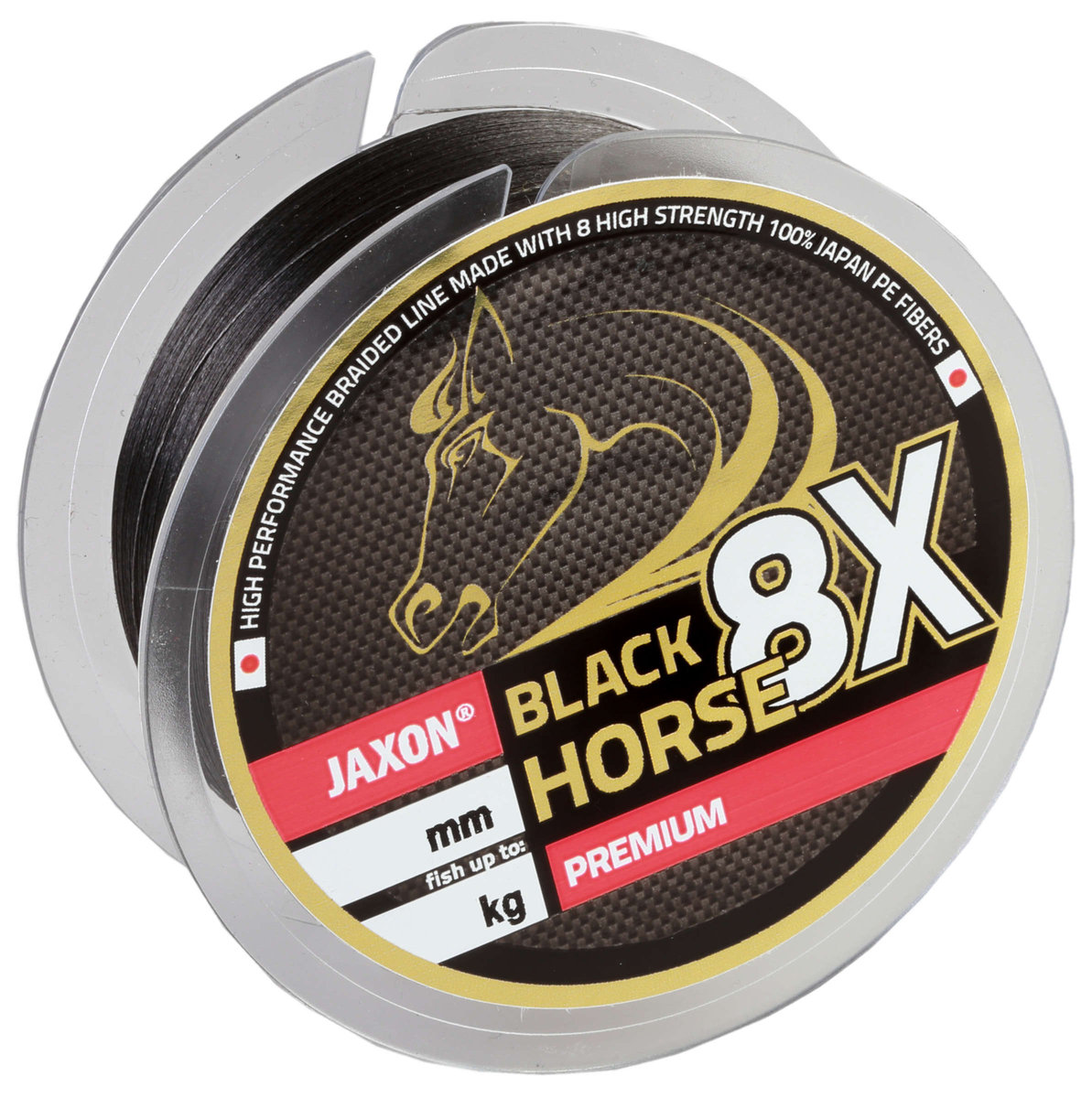 Фото - Волосінь і шнури Jaxon Plecionka  Black Horse 8X Premium 