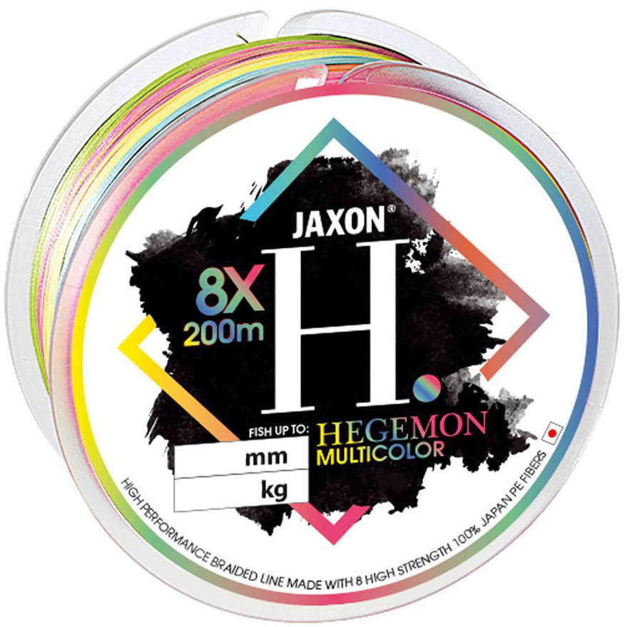 Фото - Волосінь і шнури Jaxon Plecionka  Hegemon 8x Multicolor 