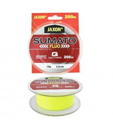 Фото - Волосінь і шнури Jaxon Plecionka  Sumato Fluo 200m 0,28 mm 