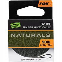 PLECIONKA MATERIAŁ PRZYPONOWY FOX NATURALS SPLICE HOOKLENGTH 50LB 20M