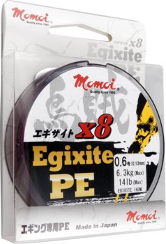 Plecionka Momoi Egixite 135m 0,14mm/7,2kg Szara - Momoi