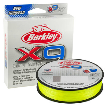 Plecionki Berkley X9 Braid Fluro Green 150M 0,12 Mm - Berkley