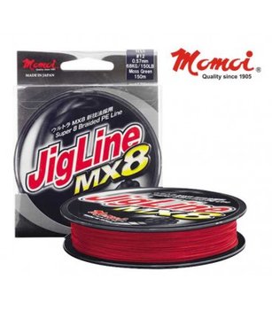 Plecionki Momoi Jigline MX8 czerwone 150m 0,14 mm - Momoi