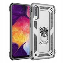 Plecki Etui Samsung Galaxy A50 Srebrny Czarny