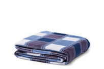 Pled ILLEA granatowy/czerwony/beżowy/szary, 130x180 cm