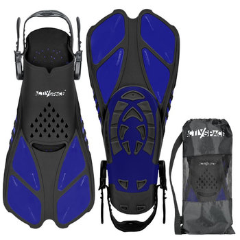 Płetwy do pływania nurkowania regulowane 43/47 - blue - Activ Space