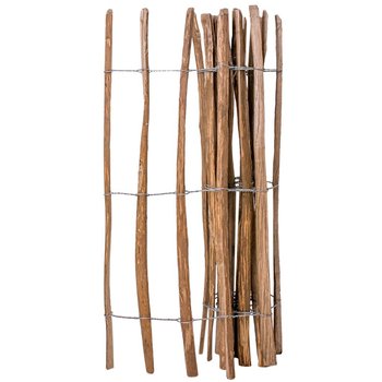 Płot drewniany VIDAXL, rolka, brązowy, 1,2x2,5 m - vidaXL
