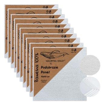 Płótno Malarskie 10X10 10Szt Podobrazie 350G/M² Do Malowania Panel Malarski - Wielorybie Rzeczy