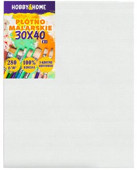 Płótno Malarskie 30X40Cm Do Malowania Podobrazie Bawełniane Gruntowane 1Szt - Hobby&Home