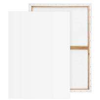 Płótno Malarskie 50x70 cm Bawełniane Podobrazie do Malowania Gruntowane Białe Duże