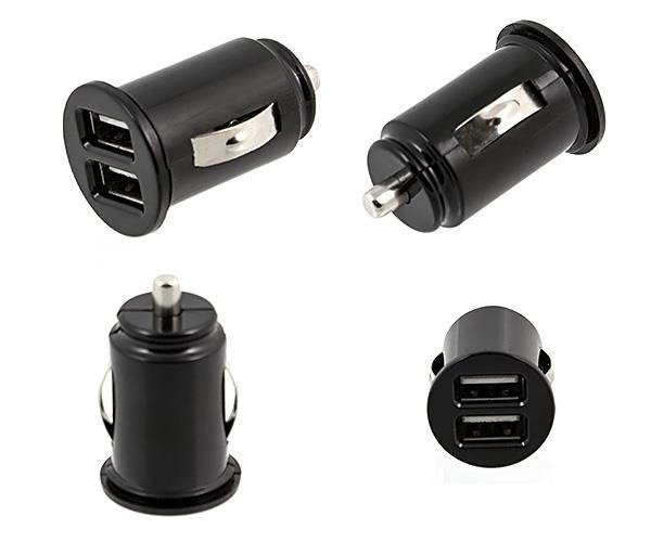 PLS34B ŁADOWARKA SAMOCHODOWA MINI 2xUSB 2.1A 12V