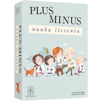 Plus minus. Nauka liczenia, gra edukacyjna, Nasza Księgarnia