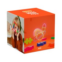 Plus-Plus, klocki BIG, zestaw w kolorze neonowym- 100 elementów Plus-Plus