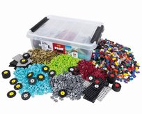 Plus-Plus, klocki konstrukcyjne Mini Mix, 2600 el. + 10 płytek i 40 kół Plus-Plus