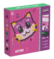 Plus-Plus, klocki, Puzzle by Number Kot- 500 elementów Plus-Plus