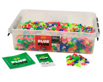 Plus-Plus, mix w kolorach neonowych - 3600 el. Plus-Plus