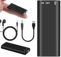 Pluskwa Sprzęt Urządzenie Dyktafon Do Podsłuchu Podsłuchiwania + Słuchawki