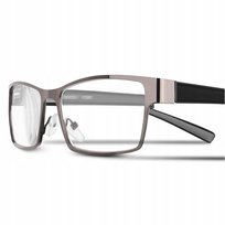 PLUSY Okulary do CZYTANIA moc +4.00 Korekcyjne METALOWE MĘSKIE + ETUI