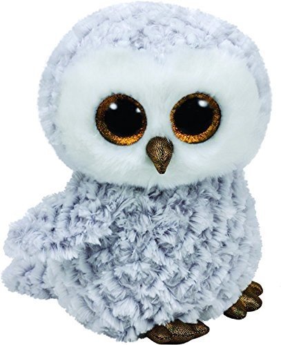 Pluszak, TY Beanie Boos 24cm, Owlette Biała Sowa