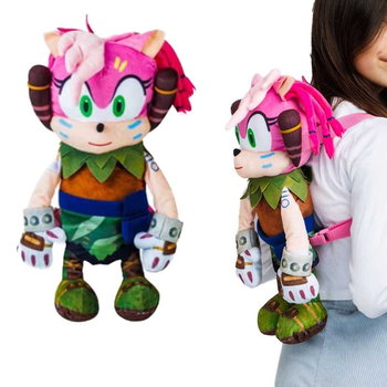 Pluszowa maskotka plecak Sonic Prime Amy - SONIC PRIME