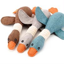 Pluszowa Zabawka Dla Psa Kaczka 33 Cm Szarpak Gryzak Piszczałka