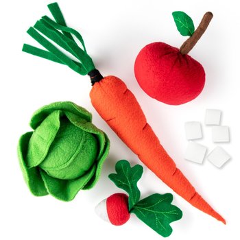 Pluszowe warzywa owoce smaczki dla Hobby Horse - zestaw XL - Skippi - Skippi