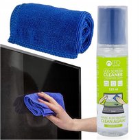 Płyn Do Czyszczenia Ekranów Lcd Led Oled Tft 125 Ml + Mikrofibra