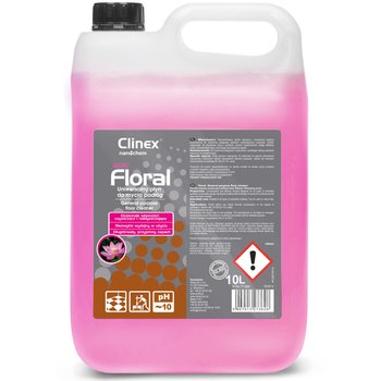 Płyn Do Mycia Podłóg Bez Smug Połysk Zapach Clinex Floral - Blush 10L - Clinex