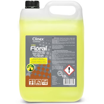 Płyn Do Mycia Podłóg Bez Smug Połysk Zapach Clinex Floral - Citro 10L - Clinex