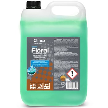 Płyn Do Mycia Podłóg Bez Smug Połysk Zapach Clinex Floral - Ocean 10L - Clinex