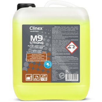 Płyn Do Mycia Silnie Zabrudzonych Podłóg Posadzek Clinex M9 Strong 5L - Clinex