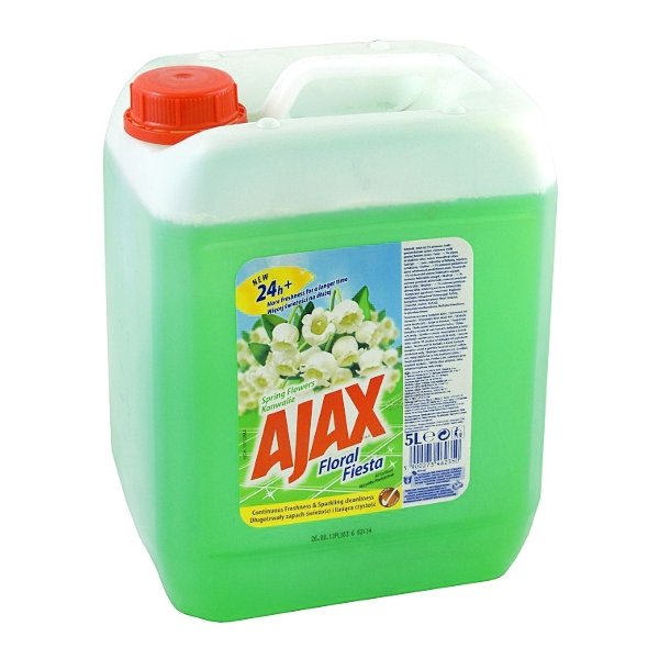 Фото - Засіб для ванн і туалету Ajax Płyn uniwersalny do mycia  Floral Fiesta Konwalia, zielony, 5 l 