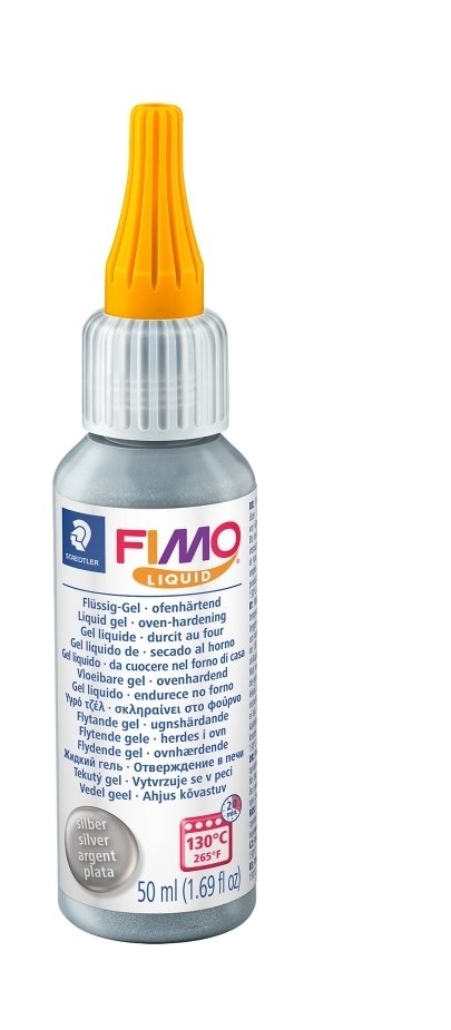 Zdjęcia - Kreatywność i rękodzieło STAEDTLER Płynna modelina termoutwardzalna Fimo® Liquid, srebrna, 50 ml 