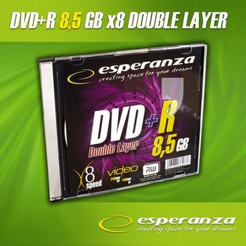 Płyta DVD+R ESPERANZA Double Layer 1246, 8.5 GB, 8x, 1 szt. - Esperanza