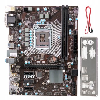 PŁYTA GŁÓWNA MSI H110M-S03 LGA1151 DP DVI VGA USB3 mATX - Inny producent