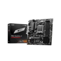 Płyta główna MSI PRO B650M-P, Micro-ATX – obsługuje procesory AMD Ryzen z serii 7000, AM5 – DDR5 Memory Boost 6000+MHz/OC, 1 x PCIe 4.0 x16, 2 x M.2 Gen4, 2.5G LAN