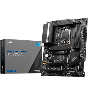 Płyta główna MSI PRO Z690-A WIFI ATX - Obsługuje procesory Intel Core 12. generacji, LGA 1700 - 14 Duet Rail 55A VRM, Zwiększenie pamięci - MSI