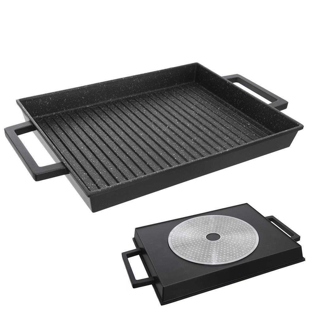 Płyta grillowa patelnia granitowa GRANDE grill