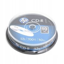 PŁYTA HP CD-R | 700 MB | 52x | 10 szt. | Cake Box HP