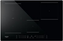 Płyta indukcyjna 77 cm czarne szkło  HOTPOINT ARISTON HS1377CCPNE
