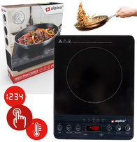 PŁYTA INDUKCYJNA KUCHENKA 2000W PRZENOŚNA TIMER DOTYKOWA 60°C - 240°C LED