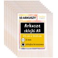 Płyta sklejka do cięcia laserem grawerowania dekoracji 3mm A5 x10 sztuk - Creative Deco