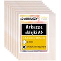 Płyta sklejka do cięcia laserem grawerowania dekoracji 3mm A6 x 10 sztuk - Creative Deco